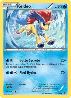 Keldeo — carte 48 de l’extension Frontières Franchies