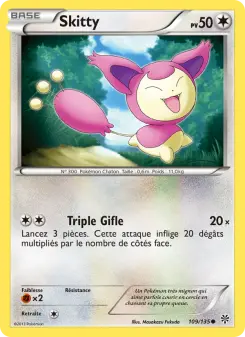 Skitty — carte 109 de l’extension Tempète Plasma