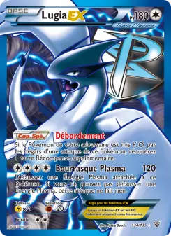 Lugia-EX — carte 134 de l’extension Tempète Plasma