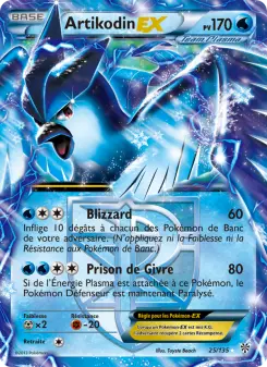 Artikodin-EX — carte 25 de l’extension Tempète Plasma