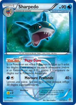 Sharpedo — carte 33 de l’extension Tempète Plasma