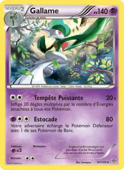 Gallame — carte 61 de l’extension Tempète Plasma