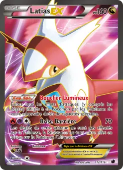 Latias-EX — carte 112 de l’extension Glaciation Plasma