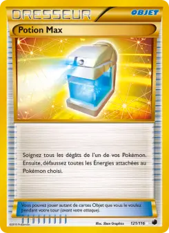 Potion Max — carte 121 de l’extension Glaciation Plasma