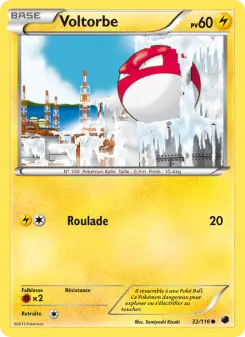 Voltorbe — carte 32 de l’extension Glaciation Plasma