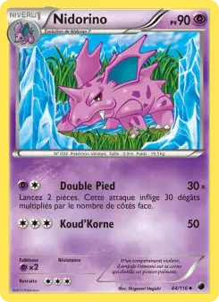Nidorino — carte 44 de l’extension Glaciation Plasma