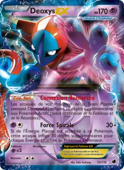 Deoxys-EX — carte 53 de l’extension Glaciation Plasma