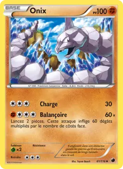 Onix — carte 61 de l’extension Glaciation Plasma