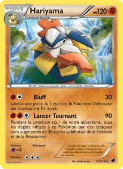 Hariyama — carte 63 de l’extension Glaciation Plasma
