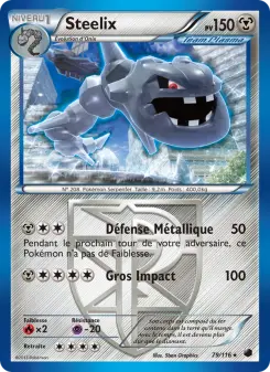 Steelix — carte 79 de l’extension Glaciation Plasma
