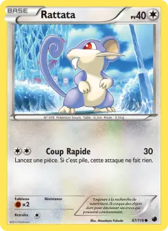 Rattata — carte 87 de l’extension Glaciation Plasma