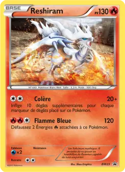 Reshiram — carte BW23 de l’extension Promo BW