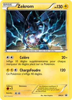 Zekrom — carte BW24 de l’extension Promo BW