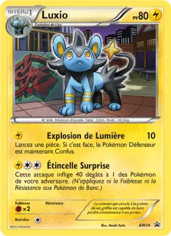 Luxio — carte BW34 de l’extension Promo BW