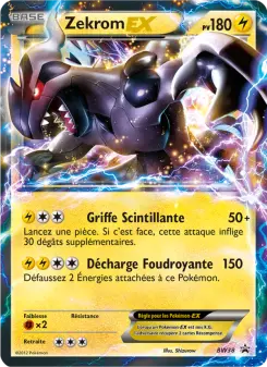Zekrom ex — carte BW38 de l’extension Promo BW