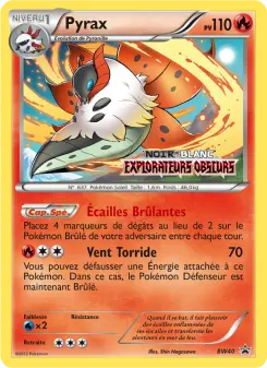 Pyrax — carte BW40 de l’extension Promo BW