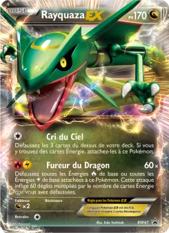 Rayquaza ex — carte BW47 de l’extension Promo BW