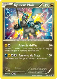 Kyurem Noir — carte BW58 de l’extension Promo BW