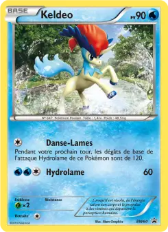 Keldeo — carte BW60 de l’extension Promo BW