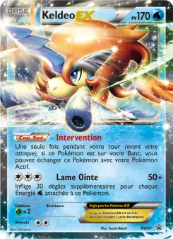 Keldeo ex — carte BW61 de l’extension Promo BW