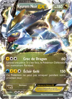 Kyurem Noir ex — carte BW62 de l’extension Promo BW