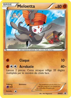 Meloetta — carte BW69 de l’extension Promo BW