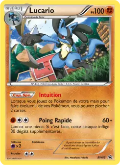 Lucario — carte BW85 de l’extension Promo BW