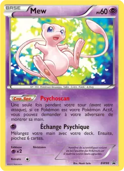 Mew — carte BW98 de l’extension Promo BW