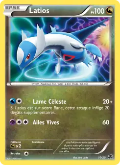 Latios — carte 10 de l’extension Coffre des Dragons