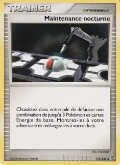 Maintenance nocturne — carte 120 de l’extension Merveilles Secrètes