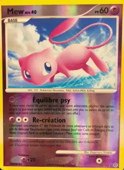 Mew — carte 15 de l’extension Merveilles Secrètes