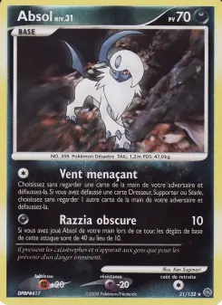 Absol — carte 21 de l’extension Merveilles Secrètes