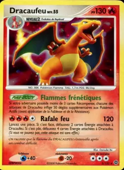 Dracaufeu — carte 3 de l’extension Merveilles Secrètes