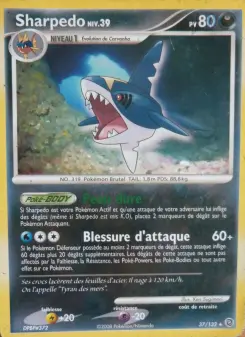Sharpedo — carte 37 de l’extension Merveilles Secrètes
