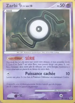 Zarbi S — carte 39 de l’extension Merveilles Secrètes
