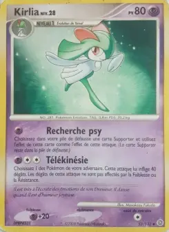 Kirlia — carte 53 de l’extension Merveilles Secrètes