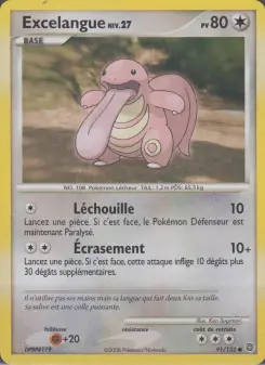 Excelangue — carte 91 de l’extension Merveilles Secrètes