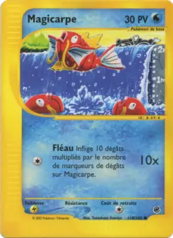 Magicarpe — carte 118 de l’extension Expedition