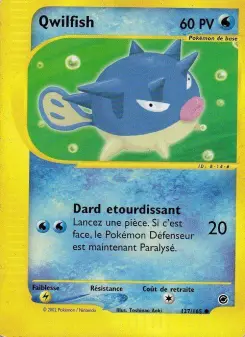 Qwilfish — carte 127 de l’extension Expedition