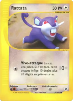 Rattata — carte 128 de l’extension Expedition