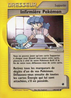 Infirmière Pokémon — carte 145 de l’extension Expedition