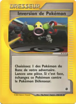 Inversion de Pokémon — carte 146 de l’extension Expedition