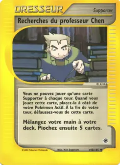 Recherches du professeur Chen — carte 149 de l’extension Expedition