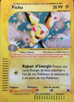 Pichu — carte 22 de l’extension Expedition