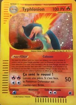 Typhlosion — carte 28 de l’extension Expedition