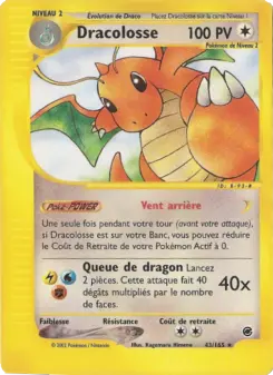 Dracolosse — carte 43 de l’extension Expedition