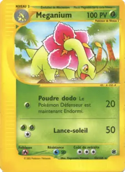 Meganium — carte 53 de l’extension Expedition