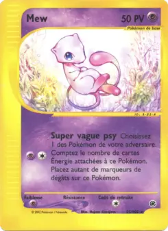 Mew — carte 55 de l’extension Expedition