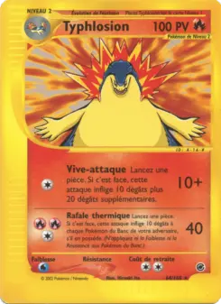Typhlosion — carte 64 de l’extension Expedition