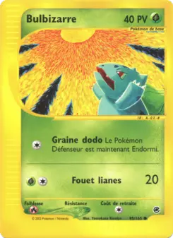Bulbizarre — carte 95 de l’extension Expedition